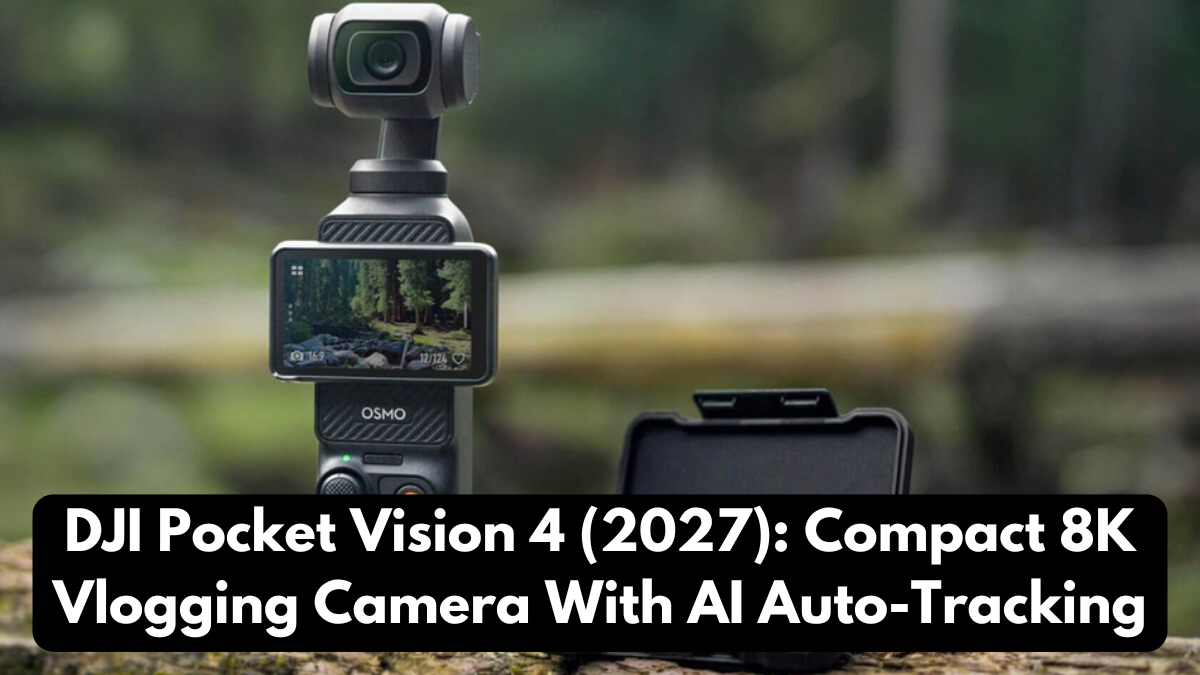 DJI Pocket Vision 4 (2027): Compact 8K Vlogging Camera With AI Auto-Tracking
