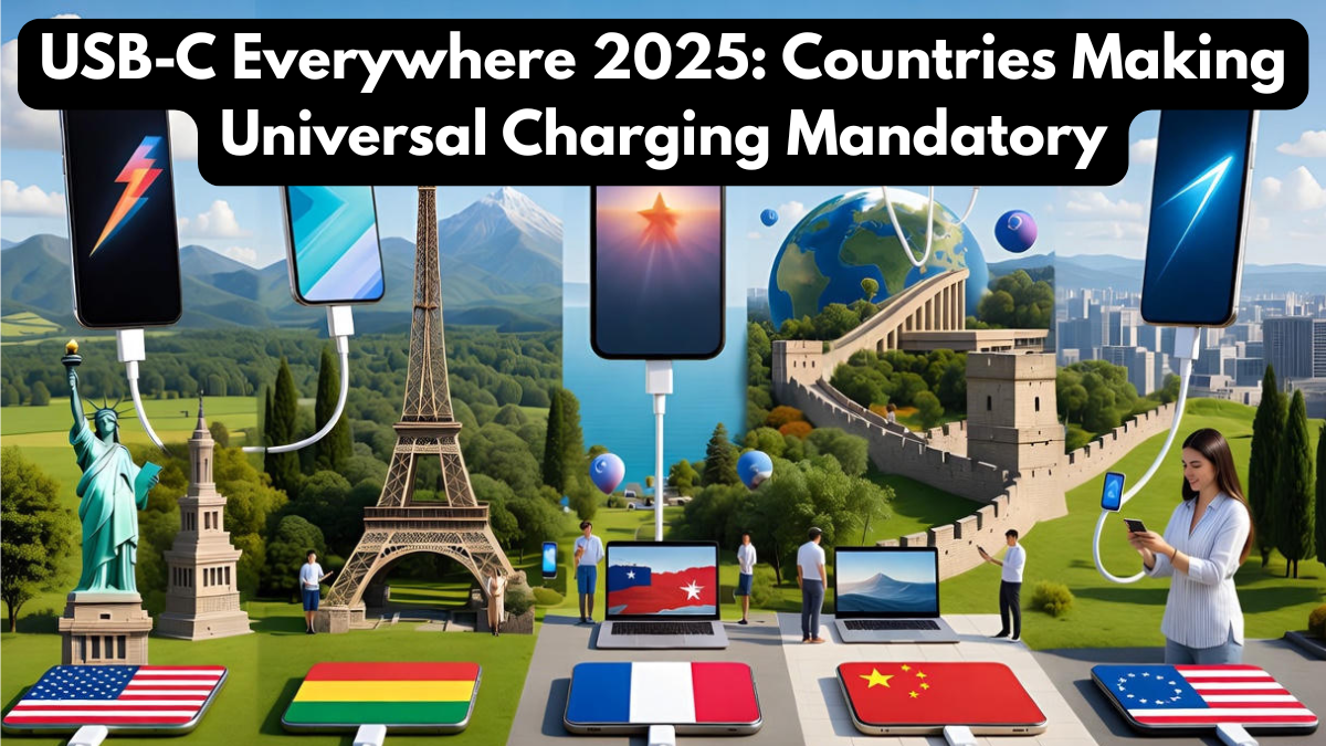 USB-C Everywhere 2025: Countries Making Universal Charging Mandatory