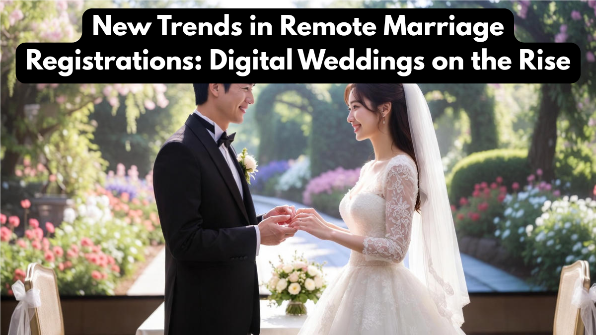 New Trends in Remote Marriage Registrations: Digital Weddings on the Rise