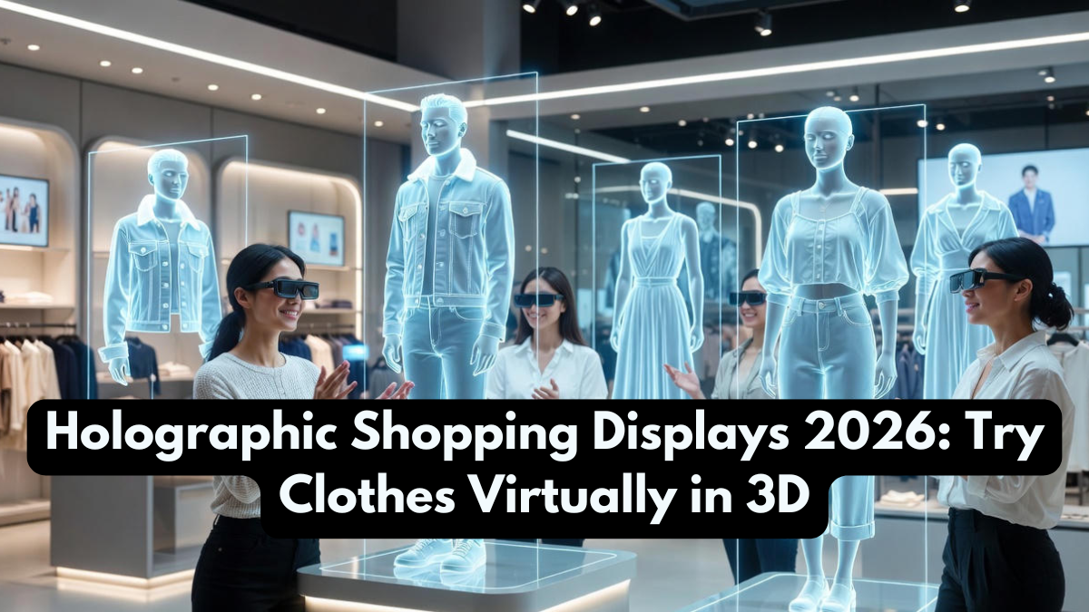 Holographic Shopping Displays 2026: Try Clothes Virtually in 3D