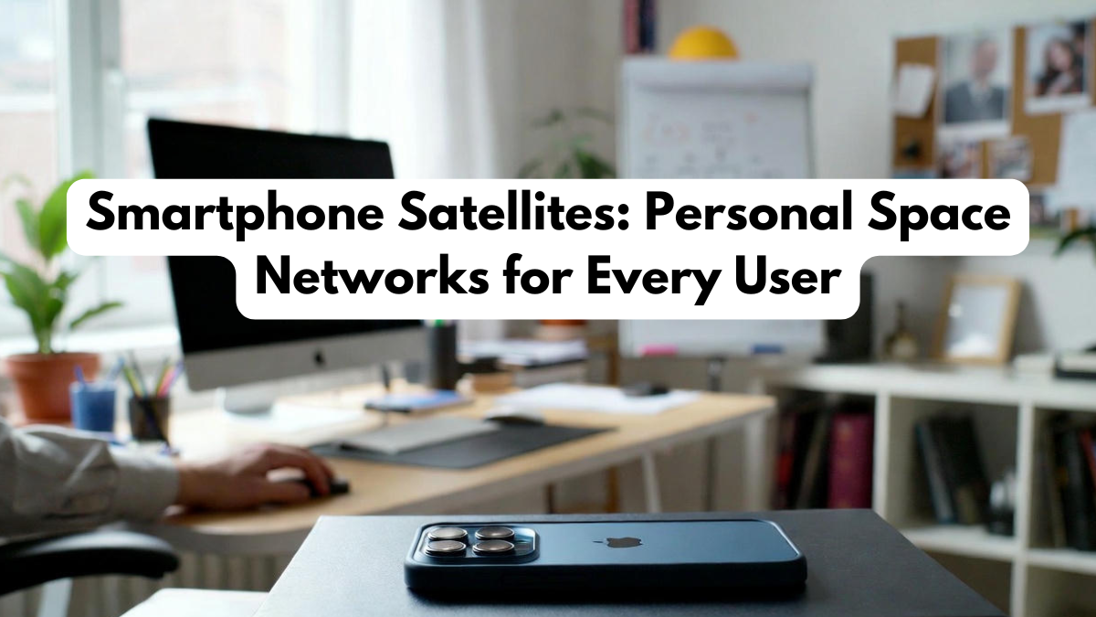 Smartphone Satellites: Personal Space Networks for Every User