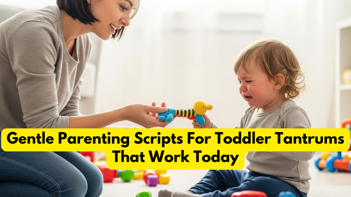 Gentle Parenting Scripts For Toddler Tantrums That Work Today