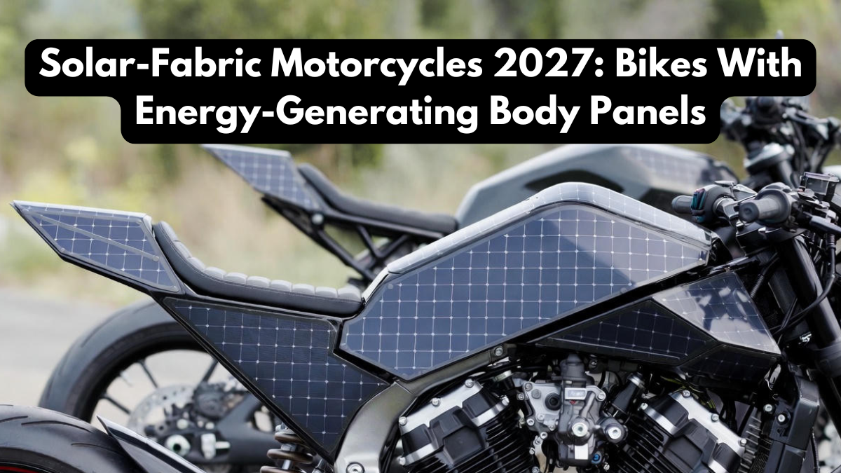 Solar-Fabric Motorcycles 2027: Bikes With Energy-Generating Body Panels