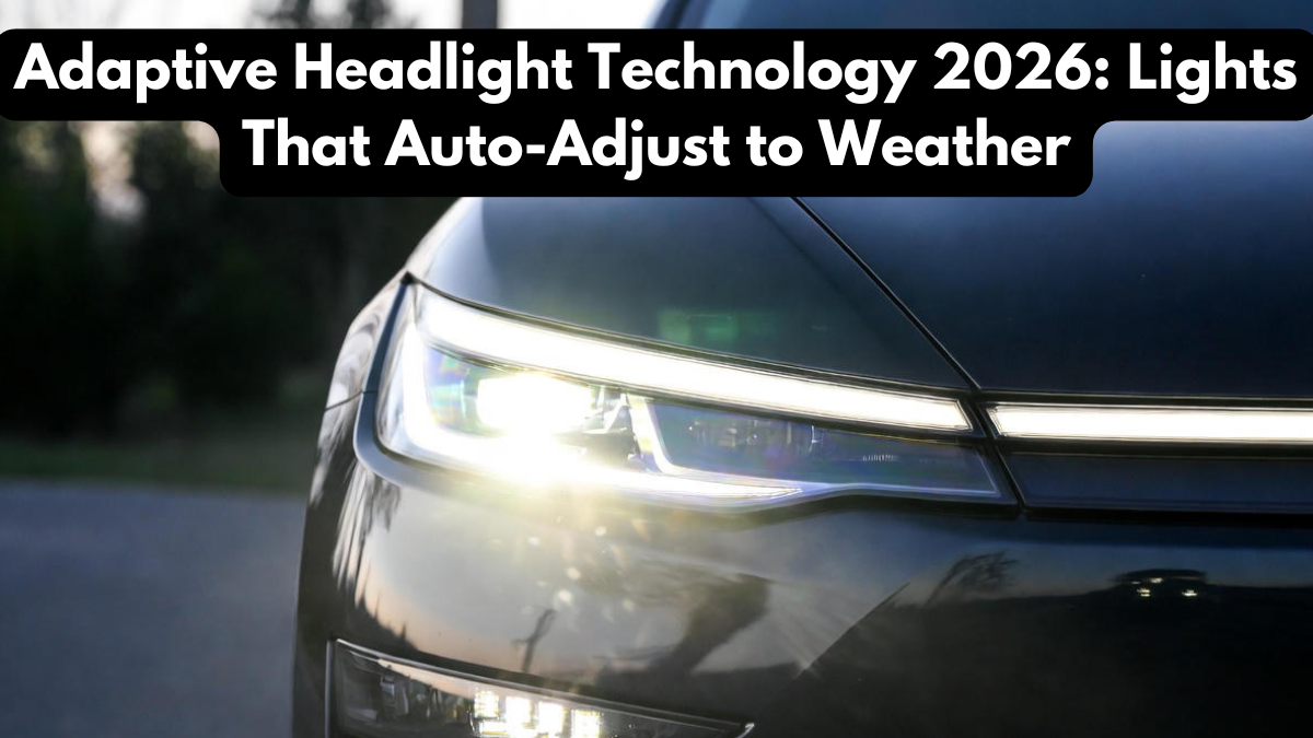 Adaptive Headlight Technology 2026: Lights That Auto-Adjust to Weather