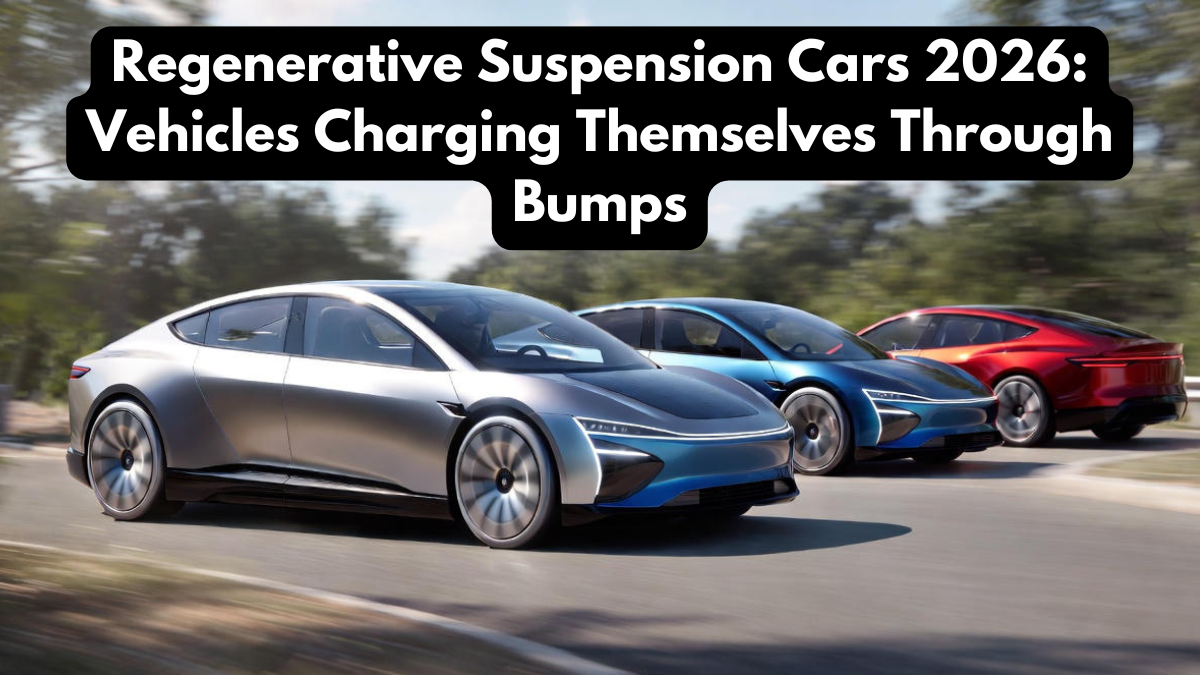 Regenerative Suspension Cars 2026: Vehicles Charging Themselves Through Bumps
