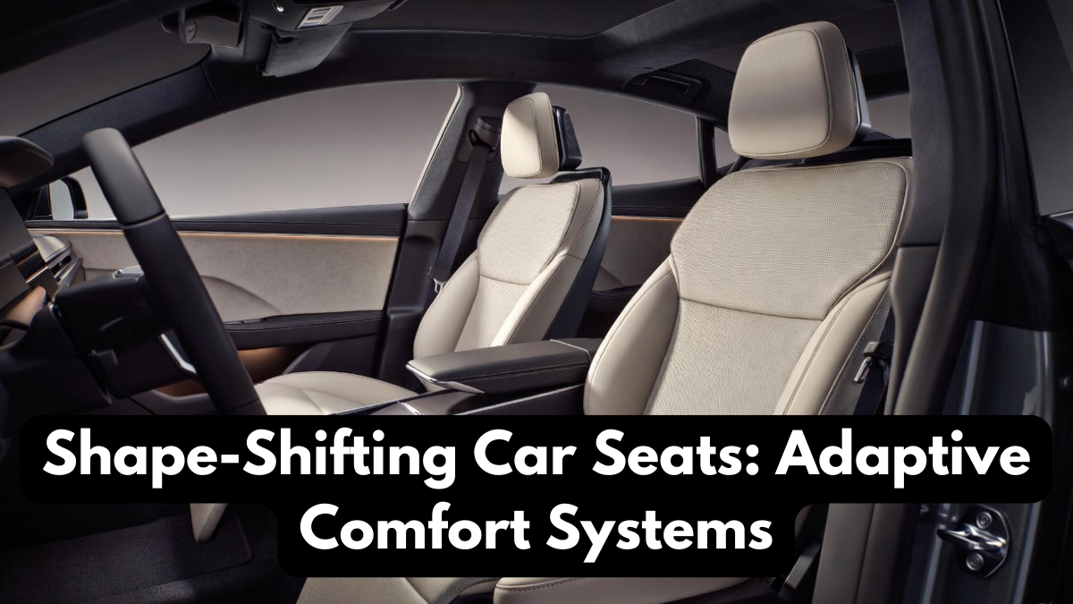 Shape-Shifting Car Seats: Adaptive Comfort Systems