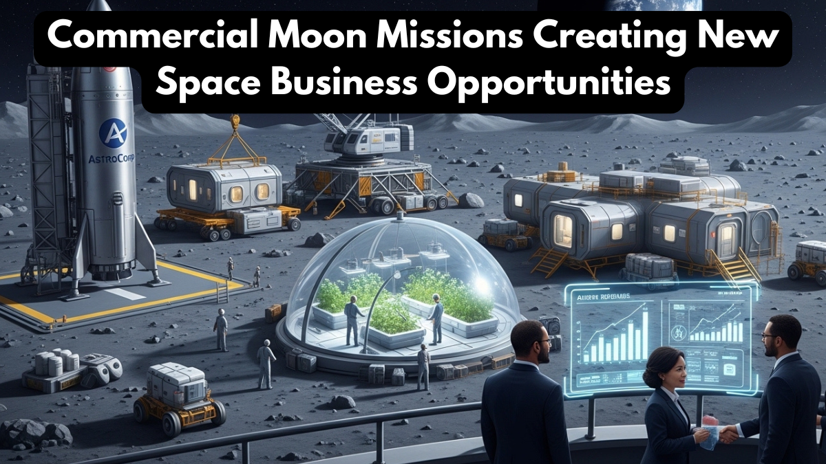 Commercial Moon Missions Creating New Space Business Opportunities