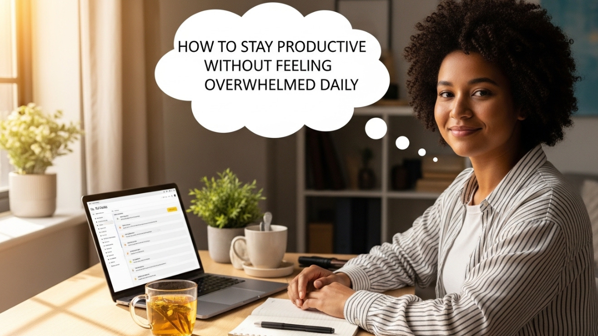 How to Stay Productive Without Feeling Overwhelmed Daily