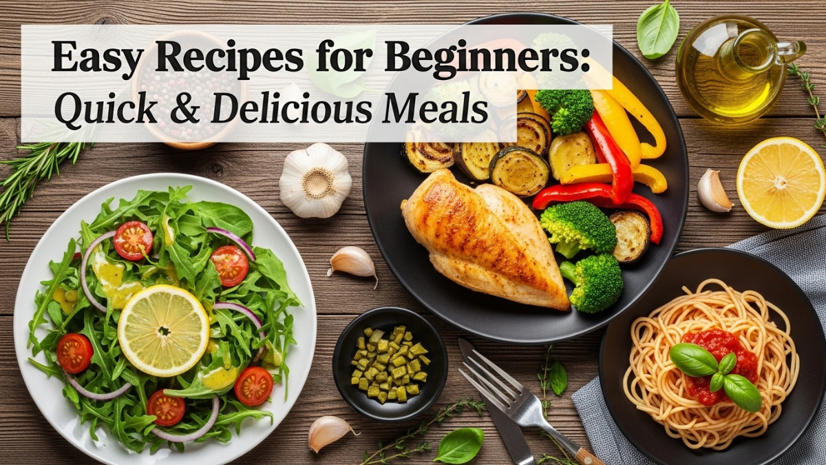 Easy Recipes for Beginners: Quick & Delicious Meals