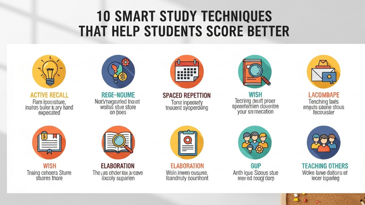 10 Smart Study Techniques That Help Students Score Better
