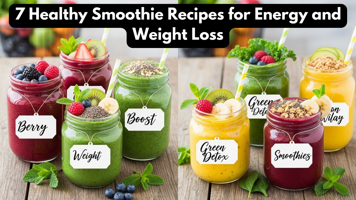 7 Healthy Smoothie Recipes for Energy and Weight Loss
