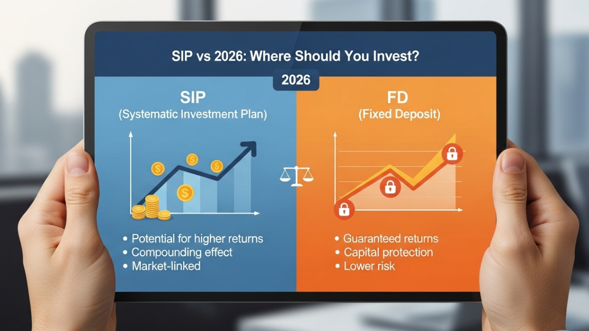SIP vs FD India 2026: Where Should You Invest?