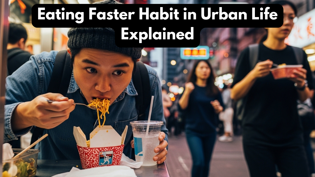 Eating Faster Habit in Urban Life Explained
