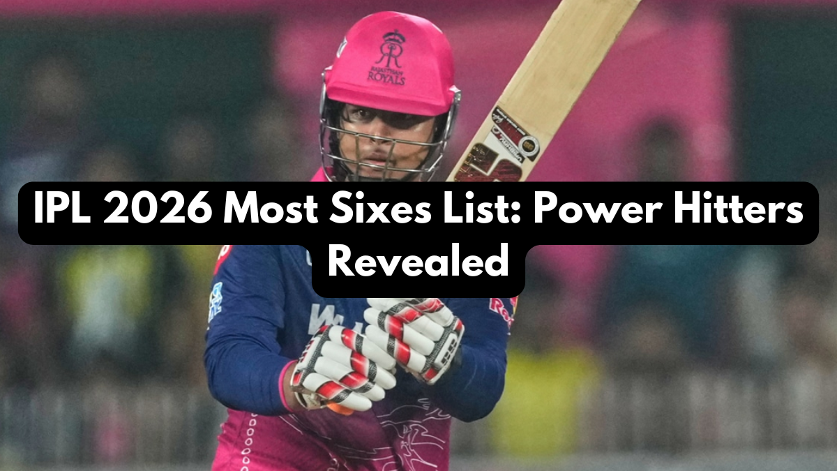 IPL 2026 Most Sixes List: Power Hitters Revealed
