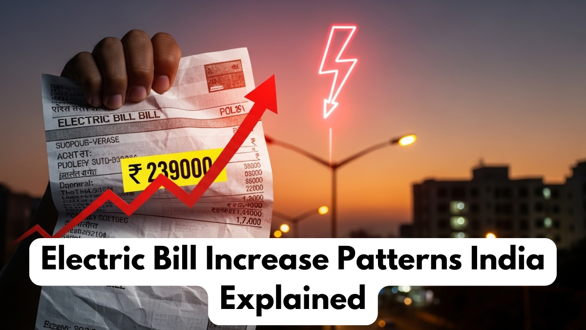 Electric Bill Increase Patterns India Explained