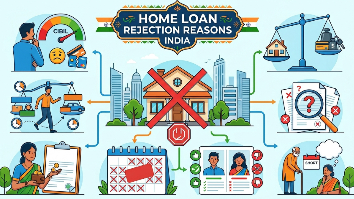Home Loan Rejection Reasons India Explained